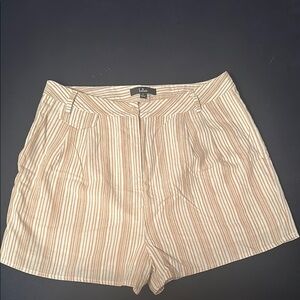 Lulu's Tan Striped Women's Shorts